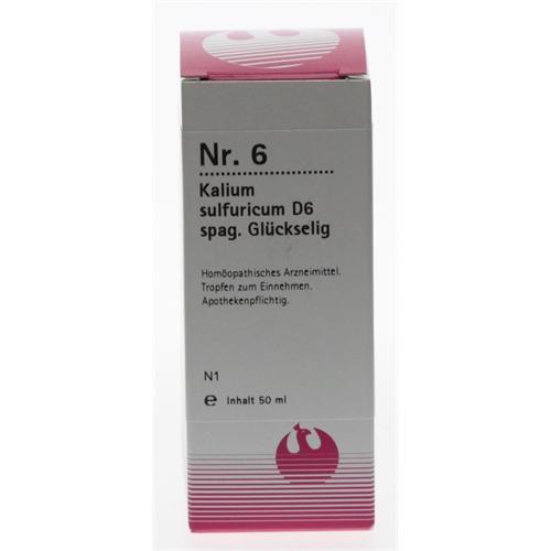 Nr.6 Kalium sulfuricum D 6 spag.Glückselig 50 ml